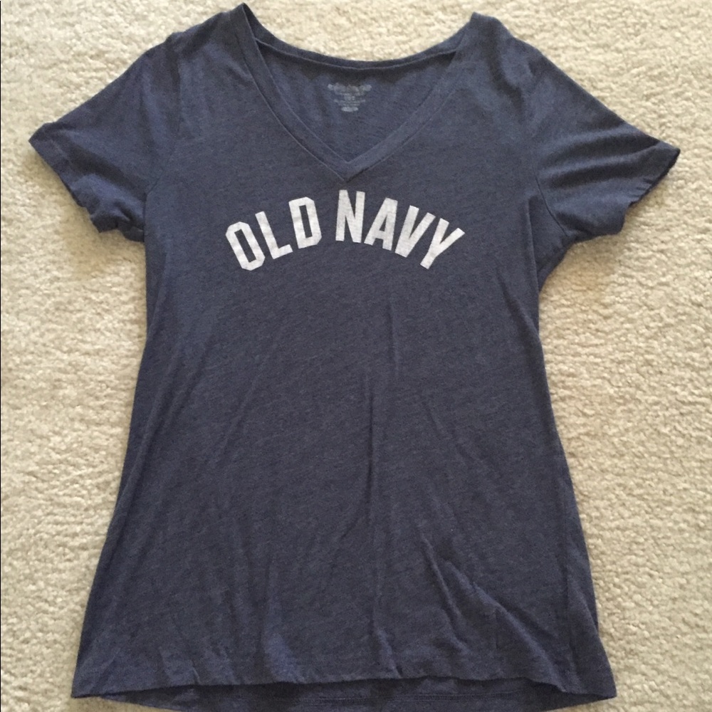 Old Navy Dark Gray-ish Blue Tee